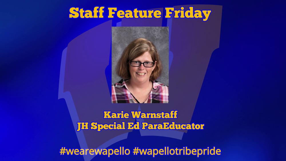 Staff Feature - Karie Warnstaff