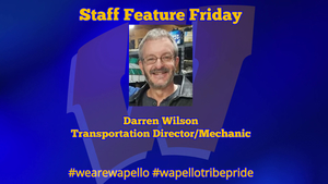 Staff Feature Friday - Darren Wilson, Transportation Director/Mechanic