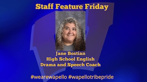 Staff Feature Friday - Ms. Jane Bostain - HS English Teacher