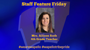 Staff Feature Friday - Allison Ruth, 4th Grade Teacher
