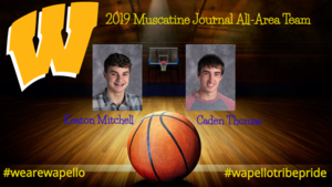 Mitchell and Thomas Named to 2019 Muscatine Journal All-Area Team