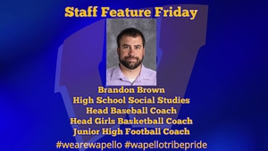 Staff Feature Friday - Brandon Brown, High School Social Studies Teacher
