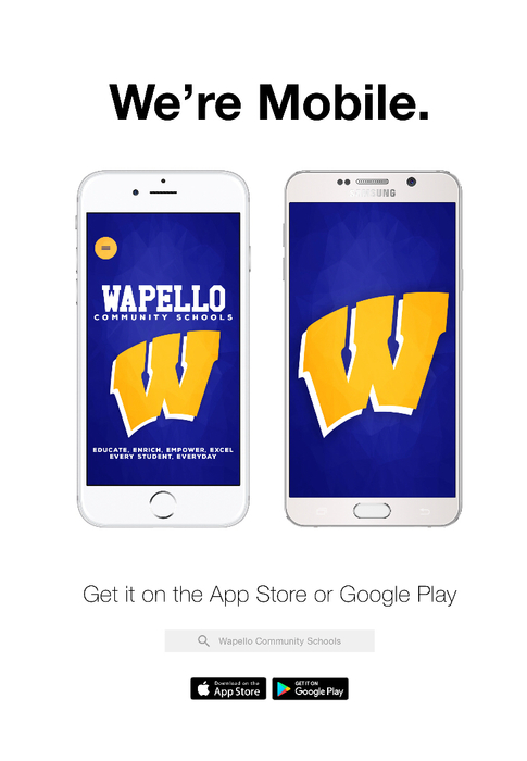 Wapello Mobile App Splash