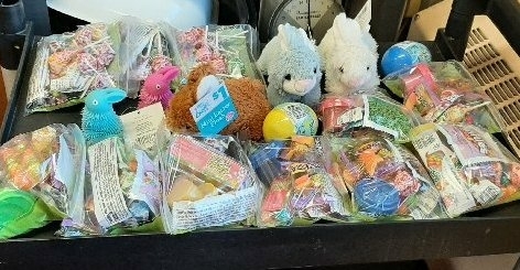 Easter egg hunt prizes
