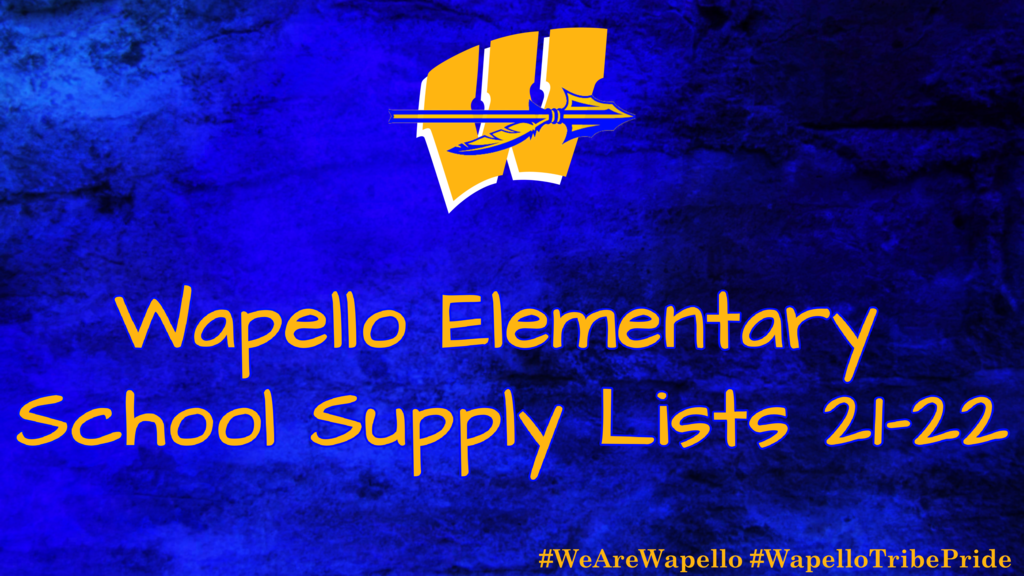 School Supply Lists