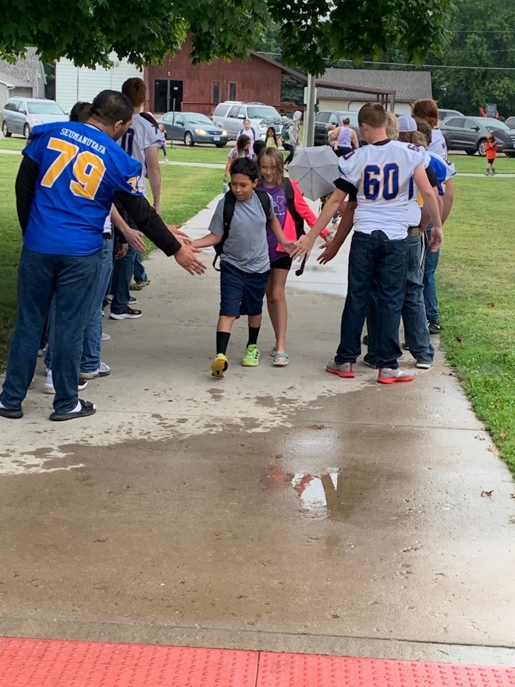 football high fives
