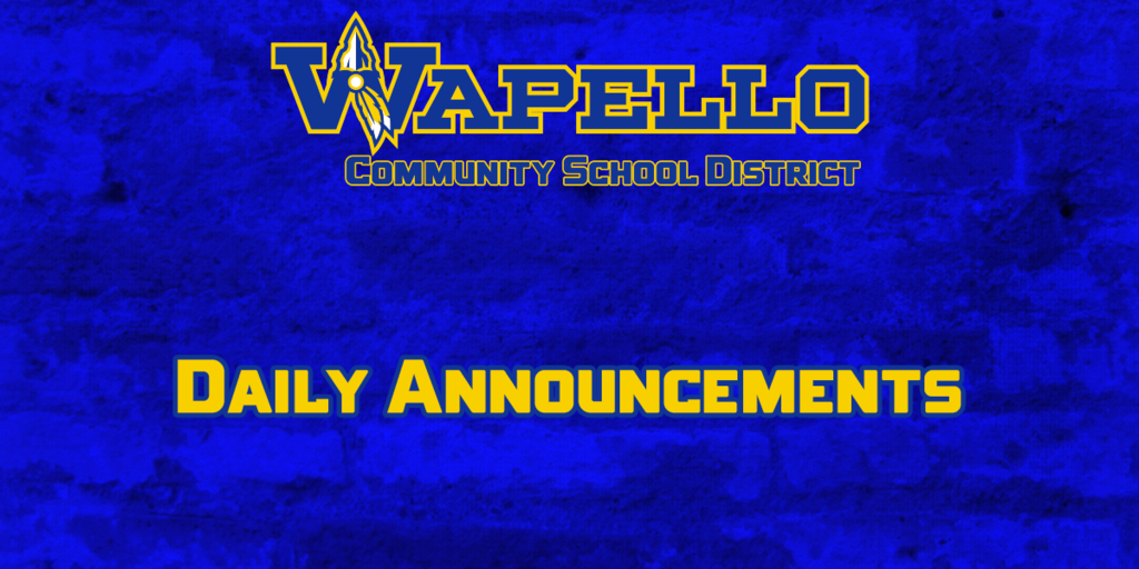 Daily Announcements