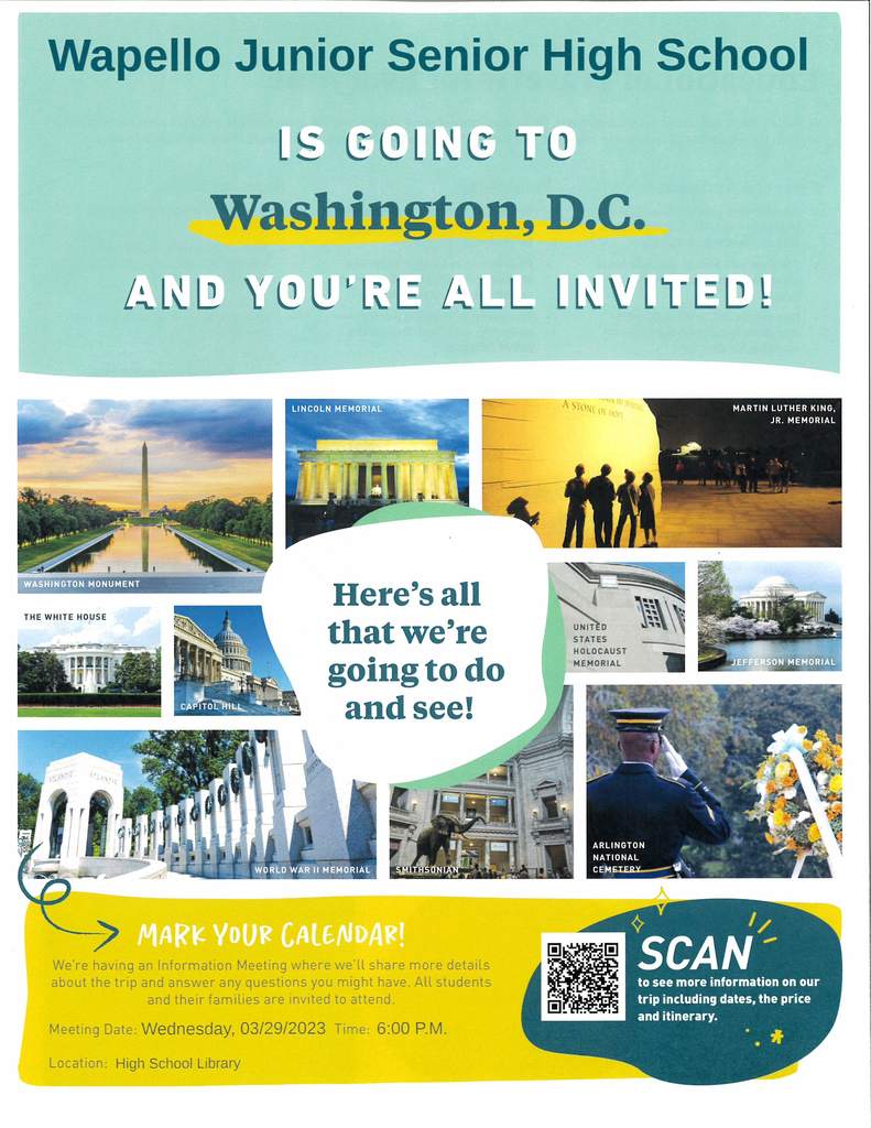 Washington D.C. Trip Flyer